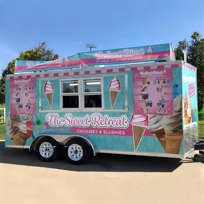 Commercial Kitchen Trailer - Reboque de comida personalizado aprovado nos