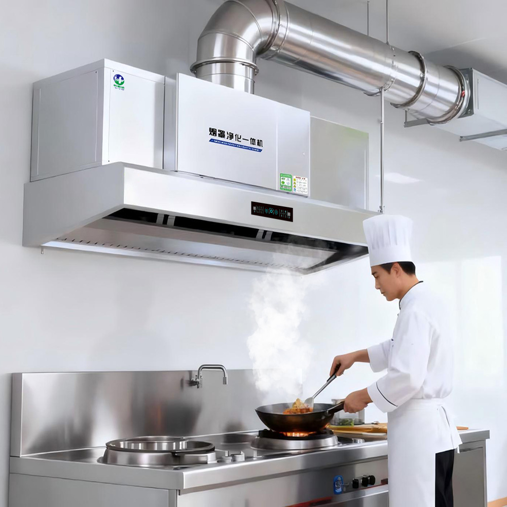 Commercial Kitchen Hood Design - Coifa Comercial Inteligente de Novo Design