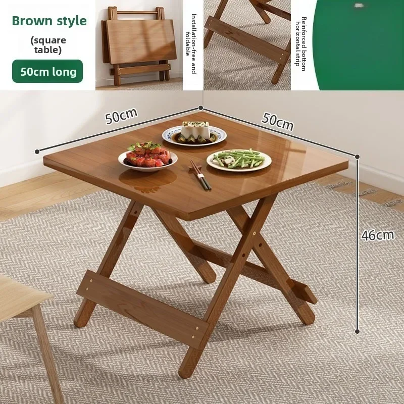 Commercial Kitchen Rental - Mesa de Jantar Quadrada Portátil e