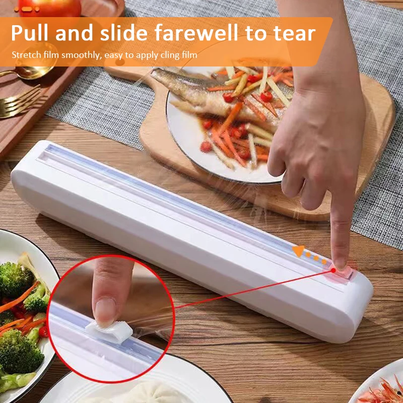 Commercial Kitchen Utensil Holder - Cling Film Dispenser com Sharp Plastic