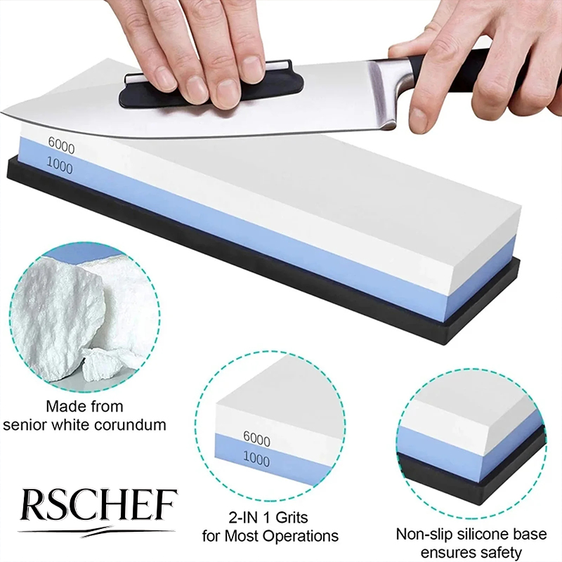 Commercial Kitchen Knives - Pedra de amolar afiar profissional apontador