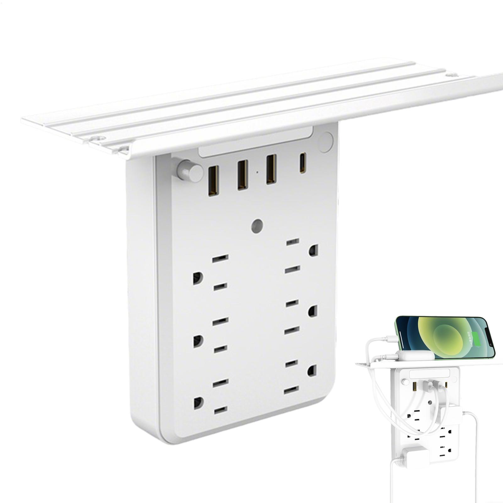 Wall Shelf Commercial Kitchen - Estação de carregamento com múltiplas tomadas