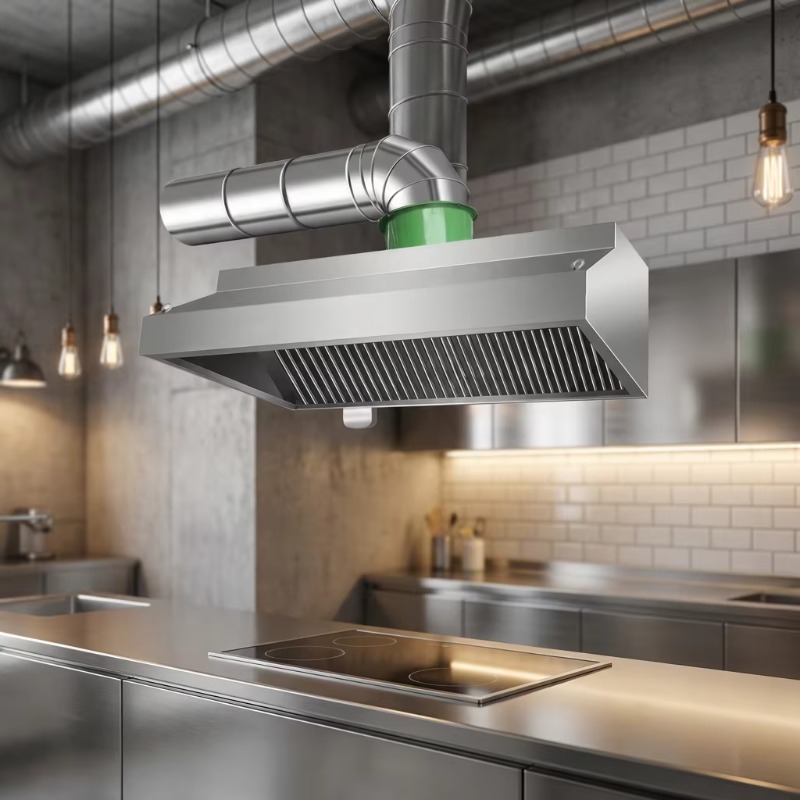 Commercial Kitchen Kitchen - Exaustor Comercial Personalizável de Parede em