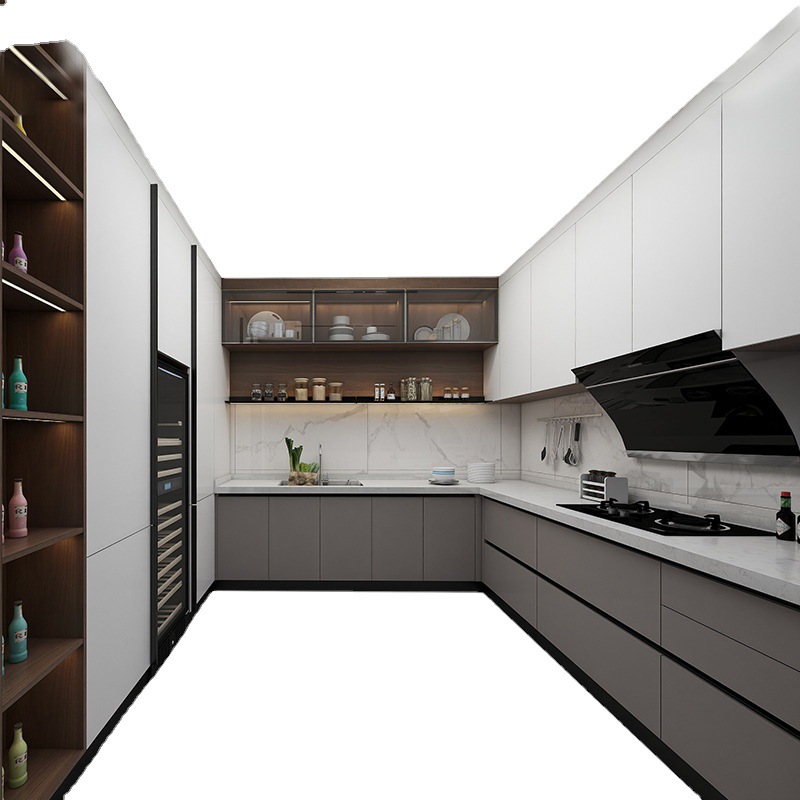 Commercial Kitchen Rental - Armários de cozinha simples e armazenamento