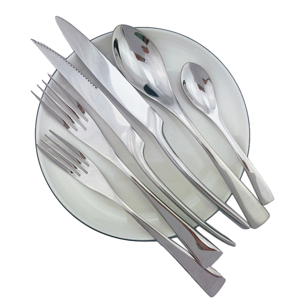 Commercial Kitchen Knives - 304 Louça de aço inoxidável, talheres