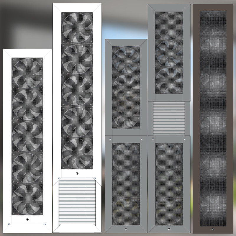 Commercial Kitchen Ventilation - Ventilador de Exaustão para Janela, Sem