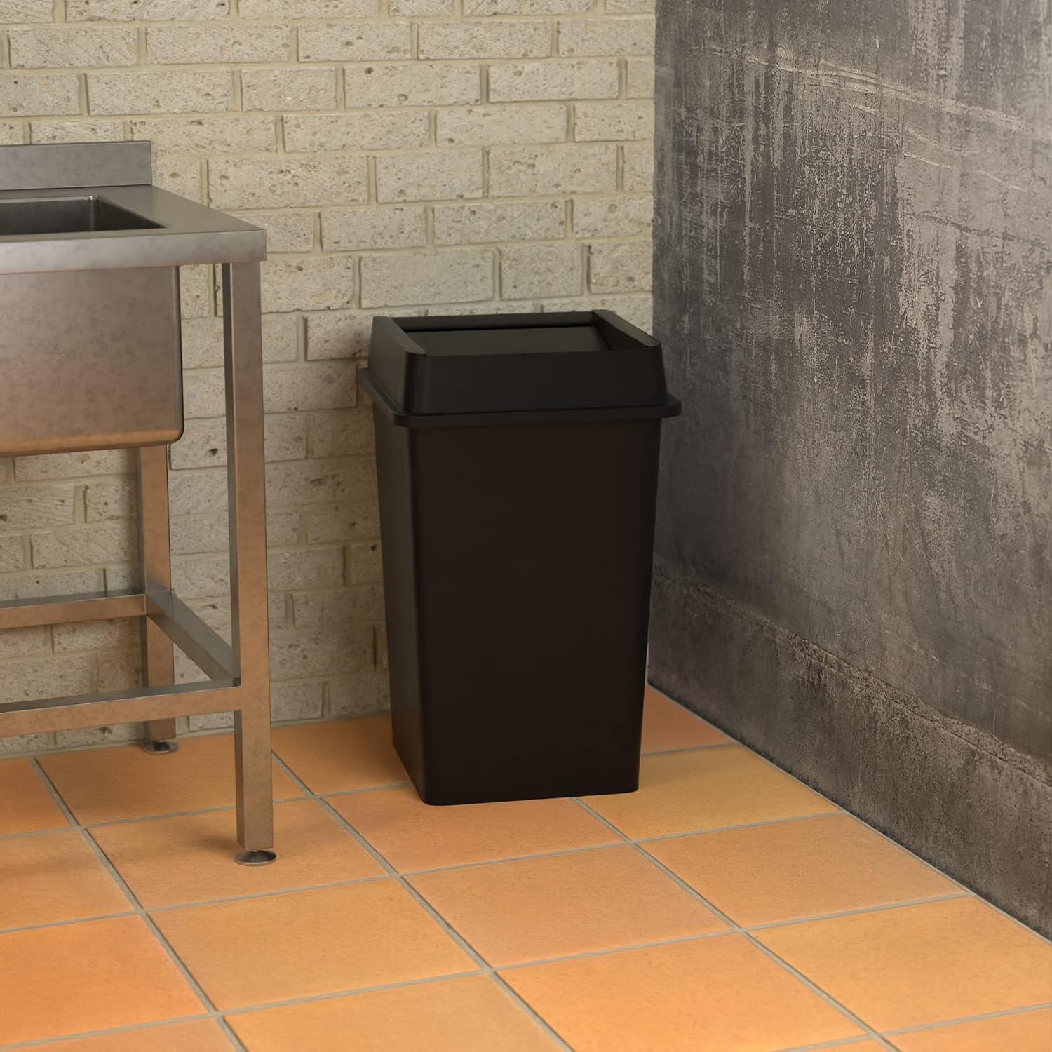 Lixeira Comercial Reforçada Qu - Commercial Kitchen Garbage Can avaliação e preço