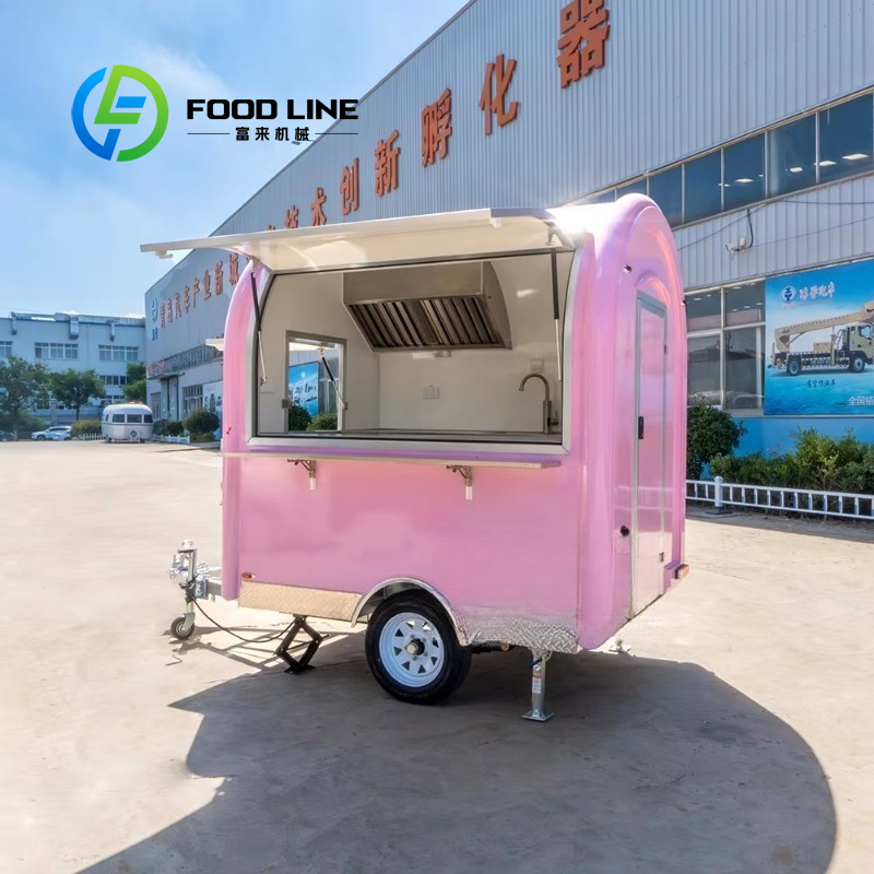 Carrinho de comida vintage per - Commercial Kitchen Trailer avaliação e preço