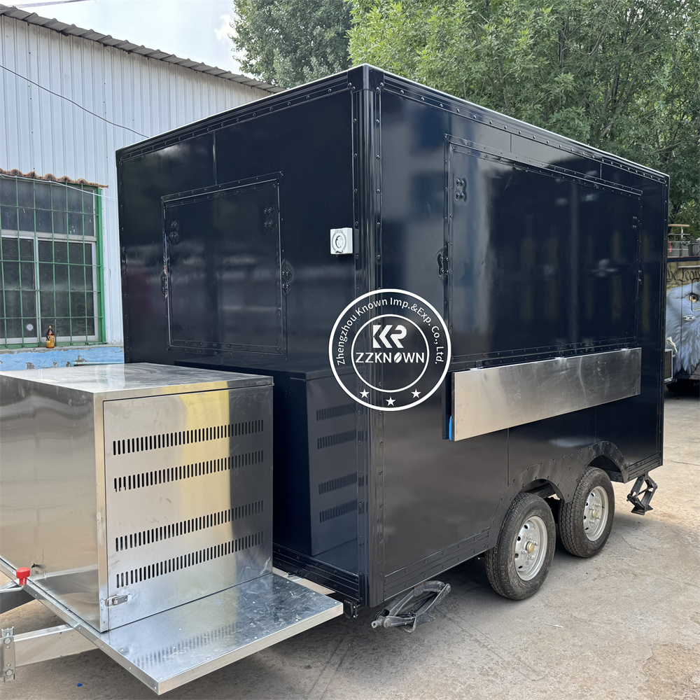 Caminhão de fast food construí - Commercial Kitchen Trailer avaliação e preço