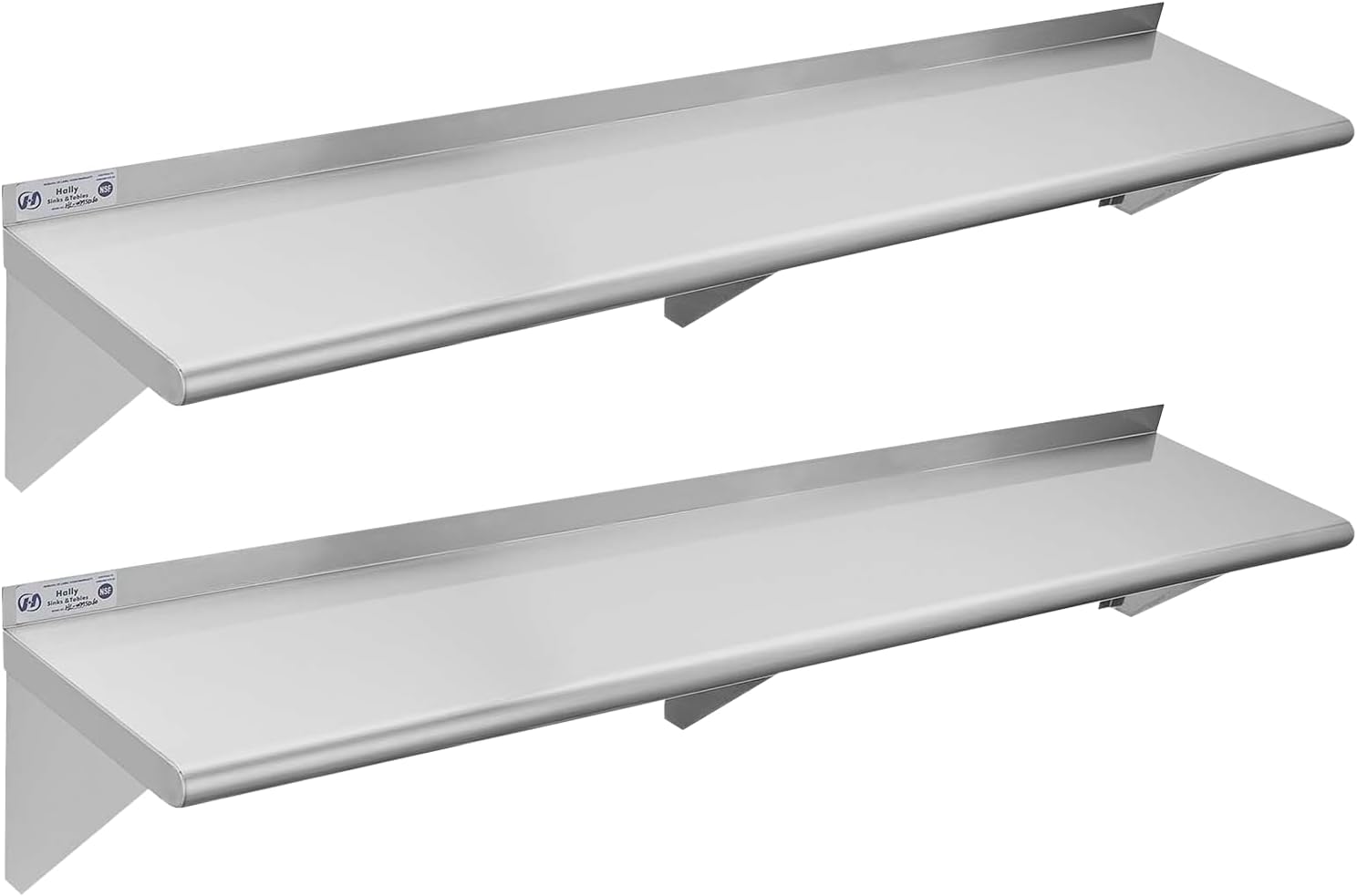 Pacote com 2 prateleiras de aç - Wall Shelf Commercial Kitchen avaliação e preço