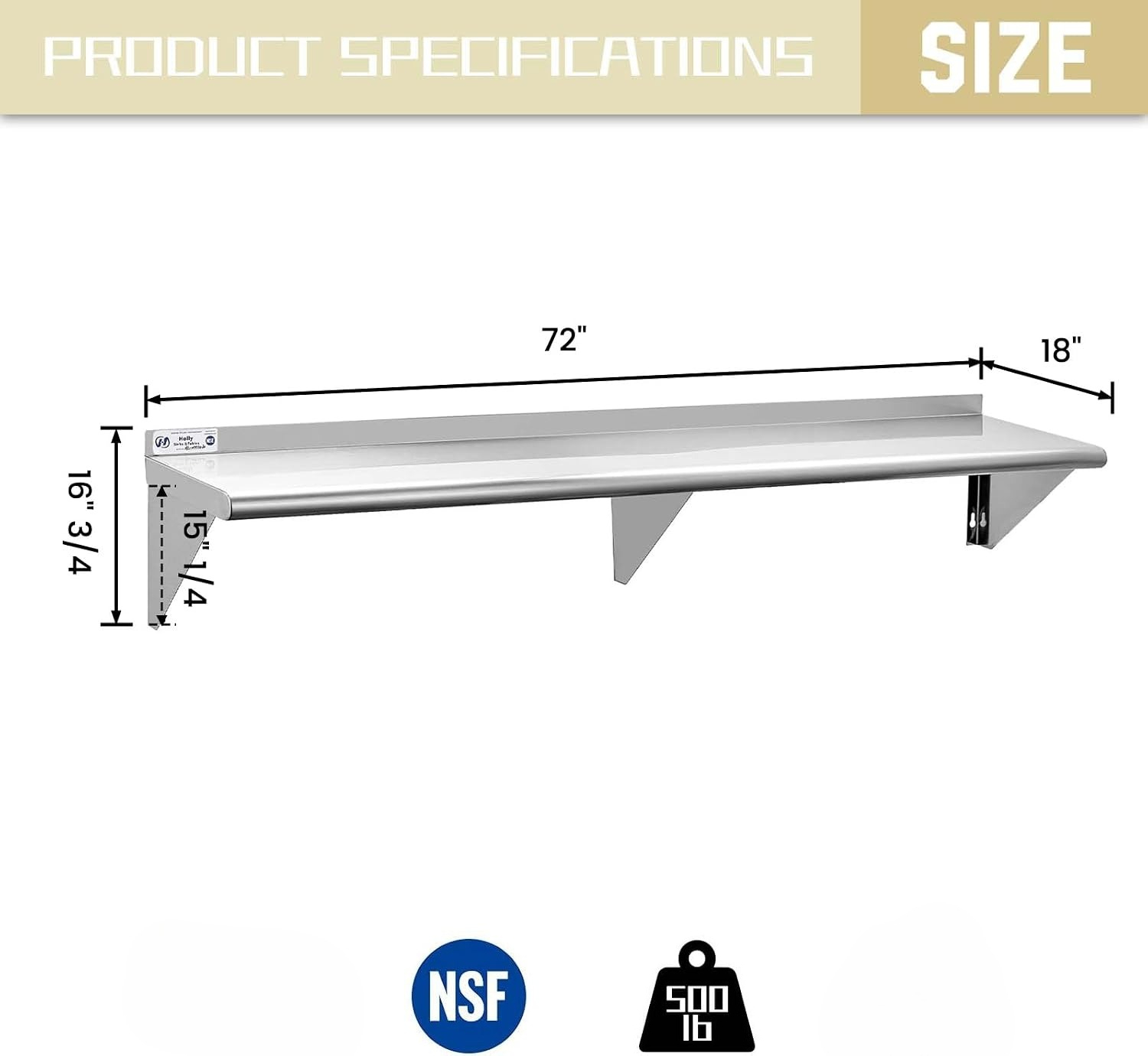 Prateleira Flutuante de Armaze - Wall Shelf Commercial Kitchen avaliação e preço