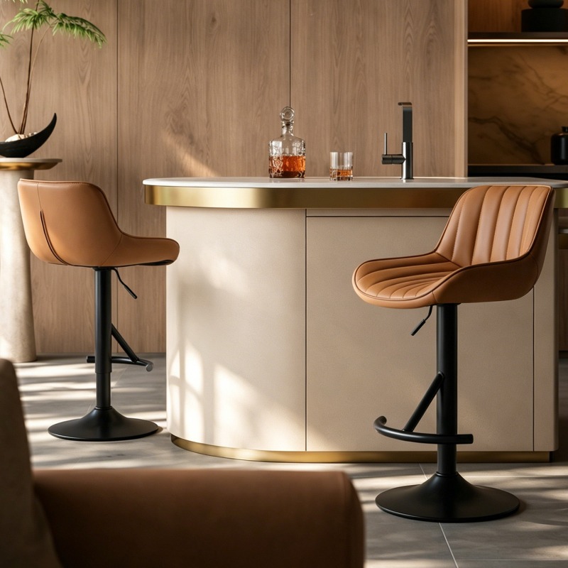 Cadeira alta elegante de madei - Commercial Kitchen Interior Design avaliação e preço