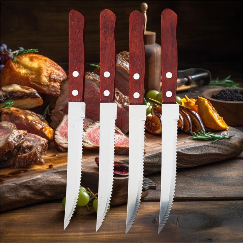 1-20 pçs faca de bife de aço i - Commercial Kitchen Knives avaliação e preço
