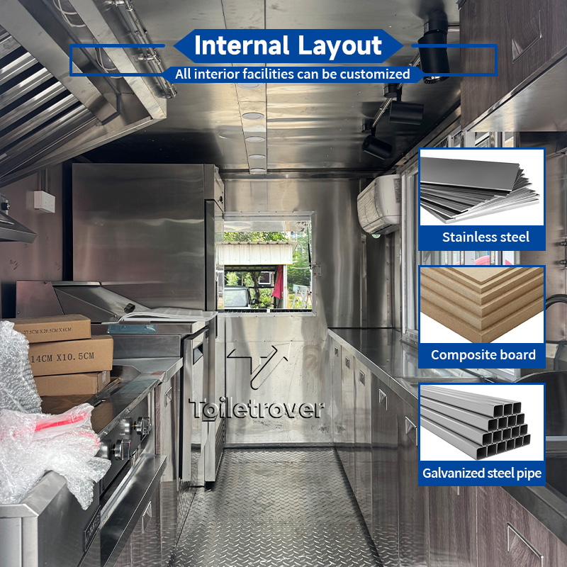 Trailer de Cozinha Móvel com E - Commercial Kitchen Trailer avaliação e preço
