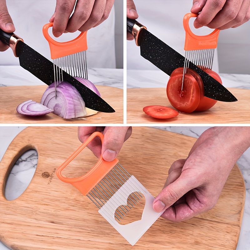 1/4PC Agulha de Cebola de Aço  - Commercial Kitchen Utensil Holder avaliação e preço