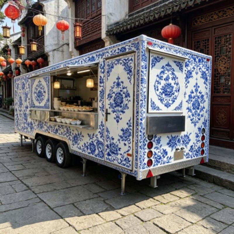 Trailer de Cozinha Móvel para  - Commercial Kitchen Trailer avaliação e preço