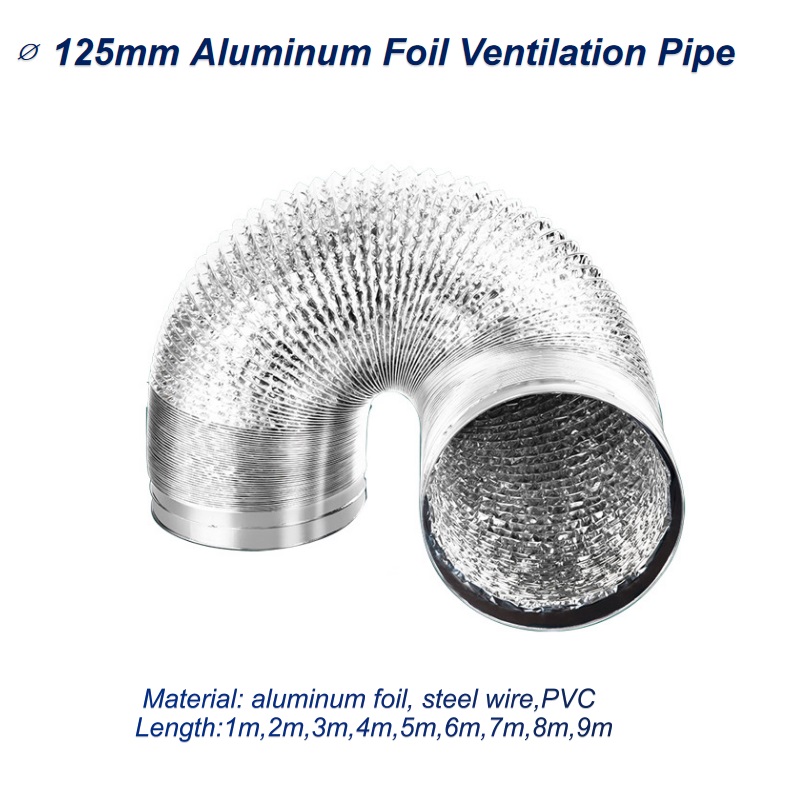 Alumínio Foil Ventilação Tubo, - Commercial Kitchen Ventilation avaliação e preço