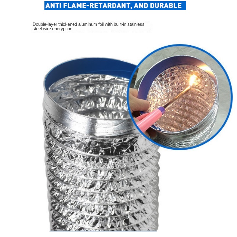 Alumínio Foil Ventilação Tubo, - Commercial Kitchen Ventilation avaliação e preço