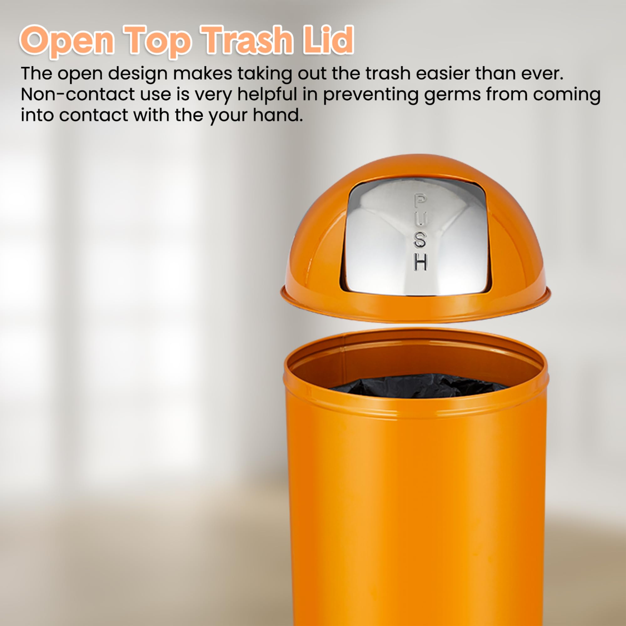 Lixeira de 65 Litros com Tampa - Commercial Kitchen Garbage Can avaliação e preço