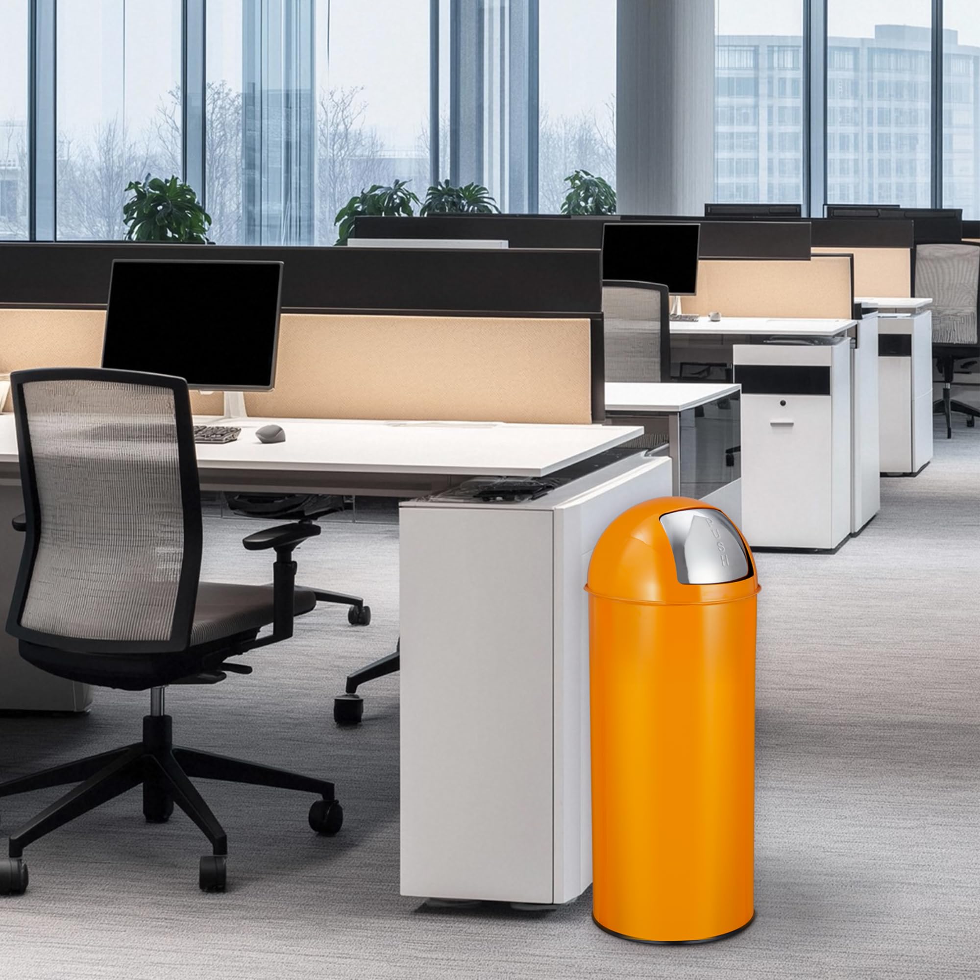 Lixeira de 65 Litros com Tampa - Commercial Kitchen Garbage Can avaliação e preço