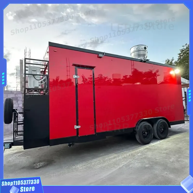 Trailer Móvel de Alimentos em  - Commercial Kitchen Trailer avaliação e preço
