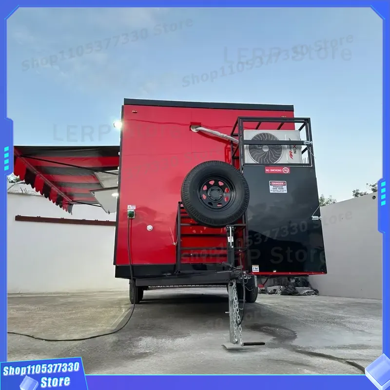 Trailer Móvel de Alimentos em  - Commercial Kitchen Trailer avaliação e preço