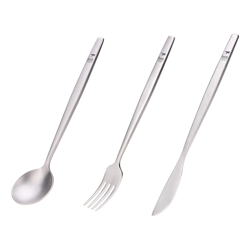 Keith titânio portátil colher  - Commercial Kitchen Knives avaliação e preço