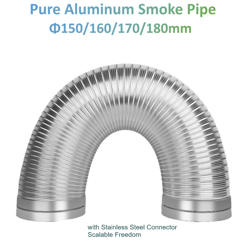 Tubo de fumaça de alumínio pur - Commercial Kitchen Ventilation avaliação e preço