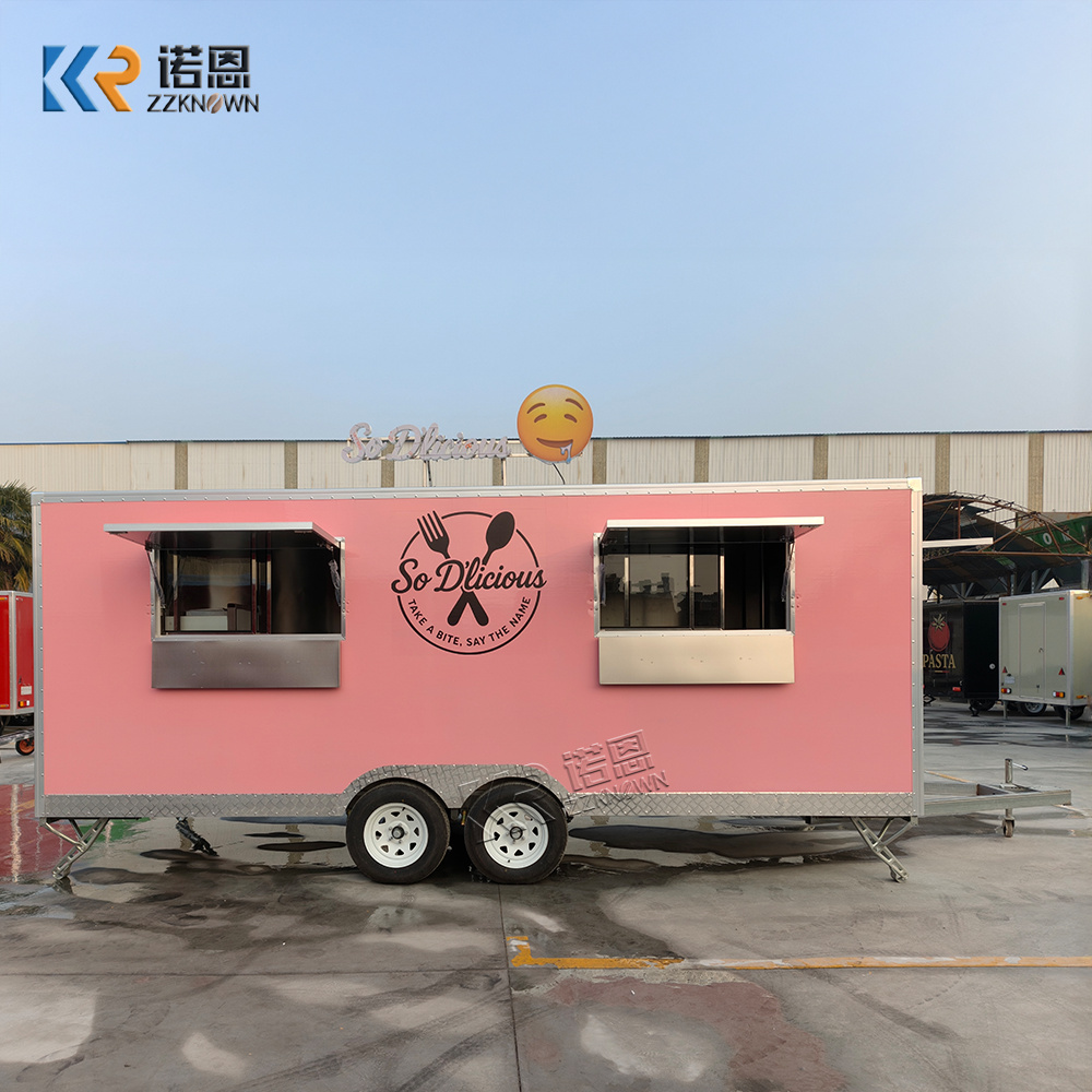 Carrinho de Comida Comercial d - Commercial Kitchen Trailer avaliação e preço