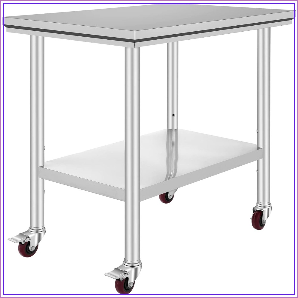 Mesa de Trabalho em Aço Inoxid - Commercial Kitchen Images avaliação e preço