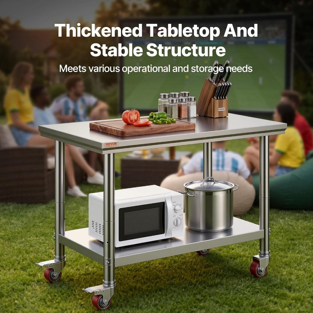 Mesa de Trabalho em Aço Inoxid - Commercial Kitchen Images avaliação e preço