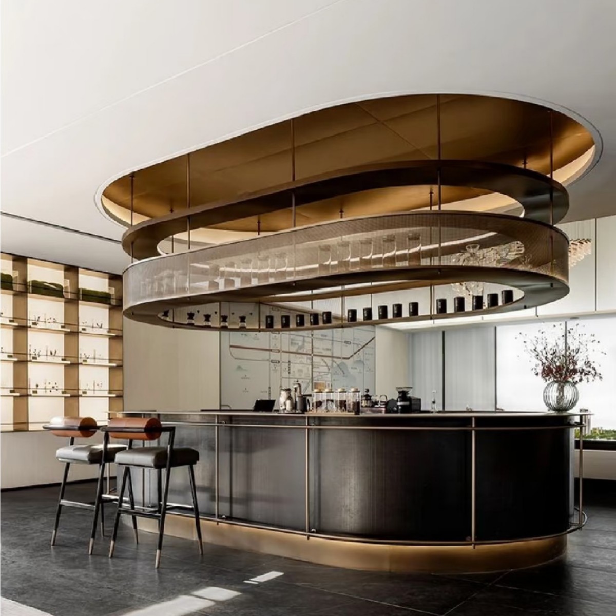 Suporte de Vinho em Aço Inoxid - Wall Shelf Commercial Kitchen avaliação e preço