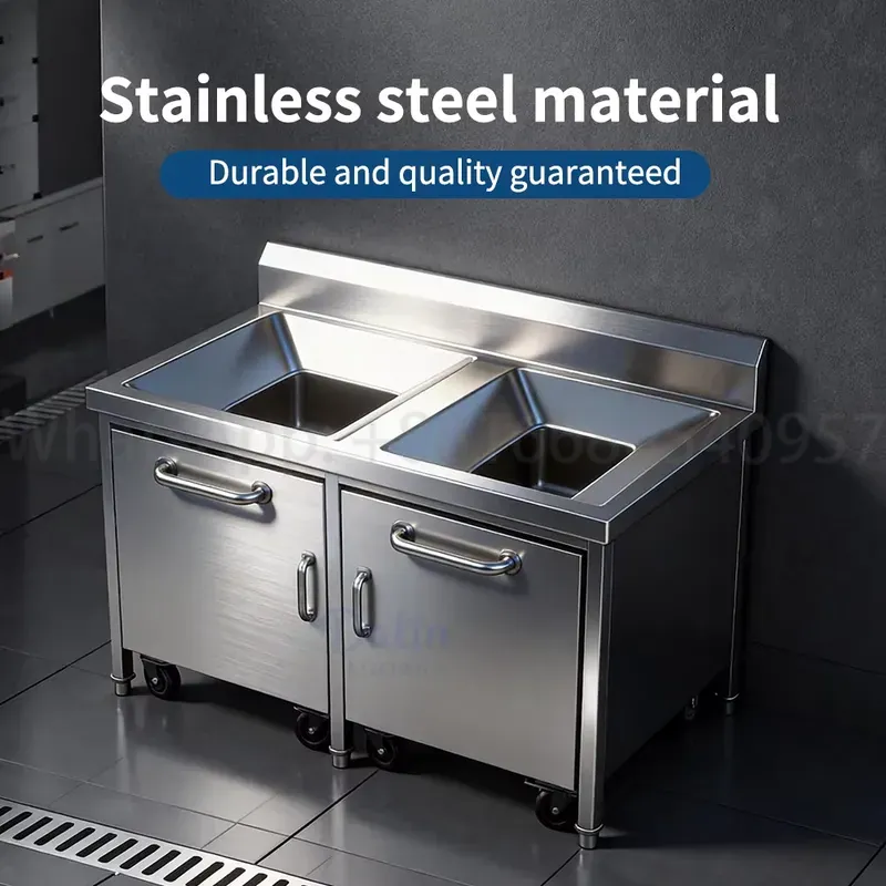 Lixeira Comercial de Aço Inoxi - Commercial Kitchen Garbage Can avaliação e preço