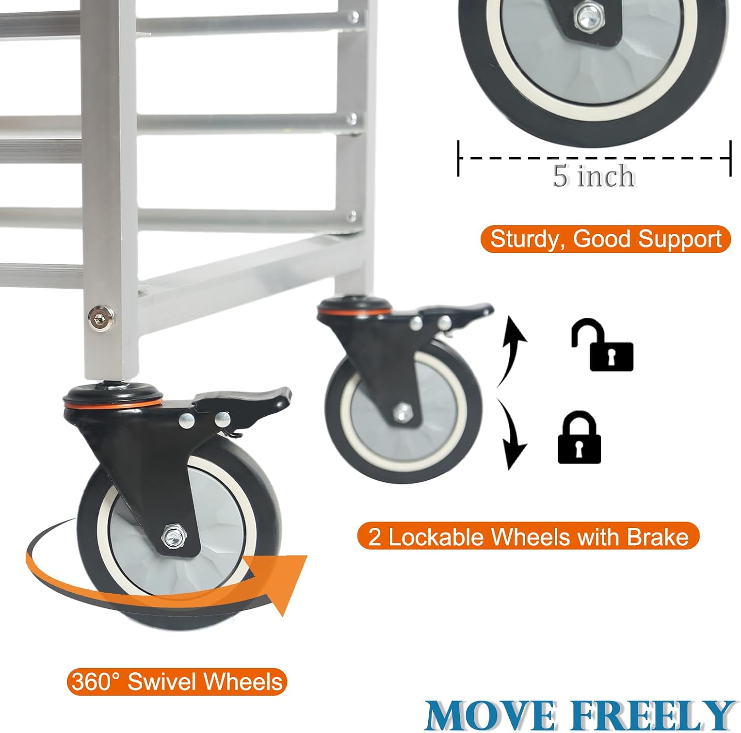 Carrinho de Resfriamento Móvel - Commercial Kitchen Rack avaliação e preço