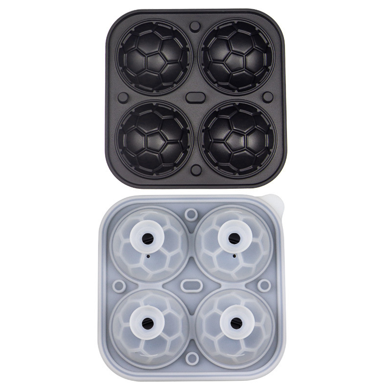Futebol Ice Cube Mold com tamp - Commercial Kitchen Utensil Holder avaliação e preço